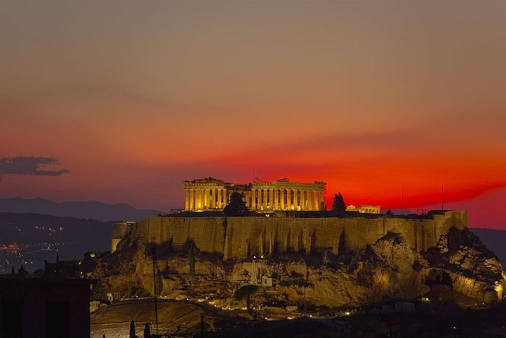 Apartmán Touristic Center&Acropolis View Atény Exteriér fotografie